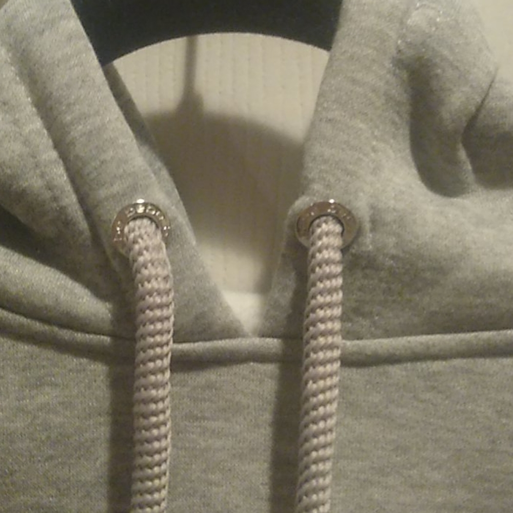 NWT Bebe Sport Heather Grey Hoodie - Picture 7 of 10